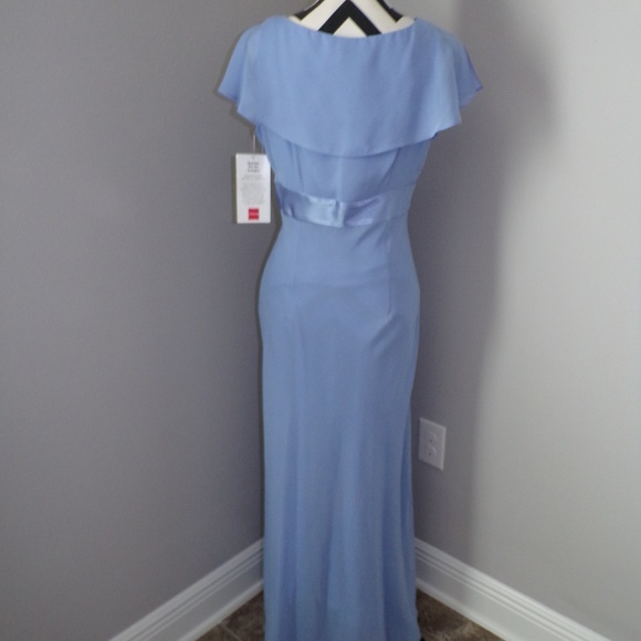 NWT East 5th Sz 8 Blue Long Formal Dress - Picture 7 of 8